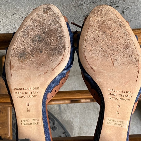 Isabella Fiore Slip on shoes Blue and Brown - Picture 8 of 10